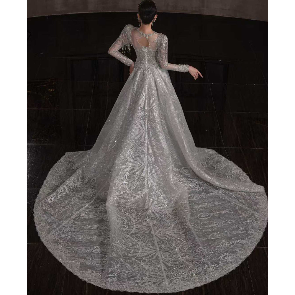 TW660 Sweetheart Embroidery Beading Sequined Detachable Jacket Wedding Dress Sheath Vestido De Noiva Customized For Brides