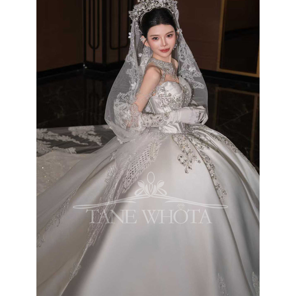 TW797 Sweetheart Wedding Dress With Detachable Jacket Embroidery Beading Sequined Ball Gown Civil Vestido De Boda Customized