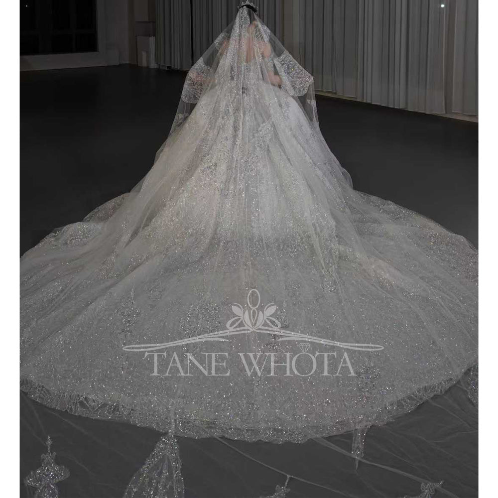 TW680 Sweetheart Off-Shoulder Beaded Sequined Embroidery Wedding Dress Sexy Customized Robe De Mariée 2026